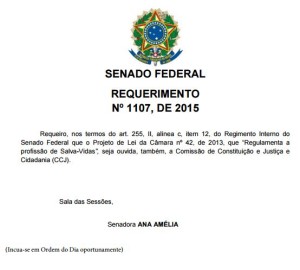 requerimento CCJ