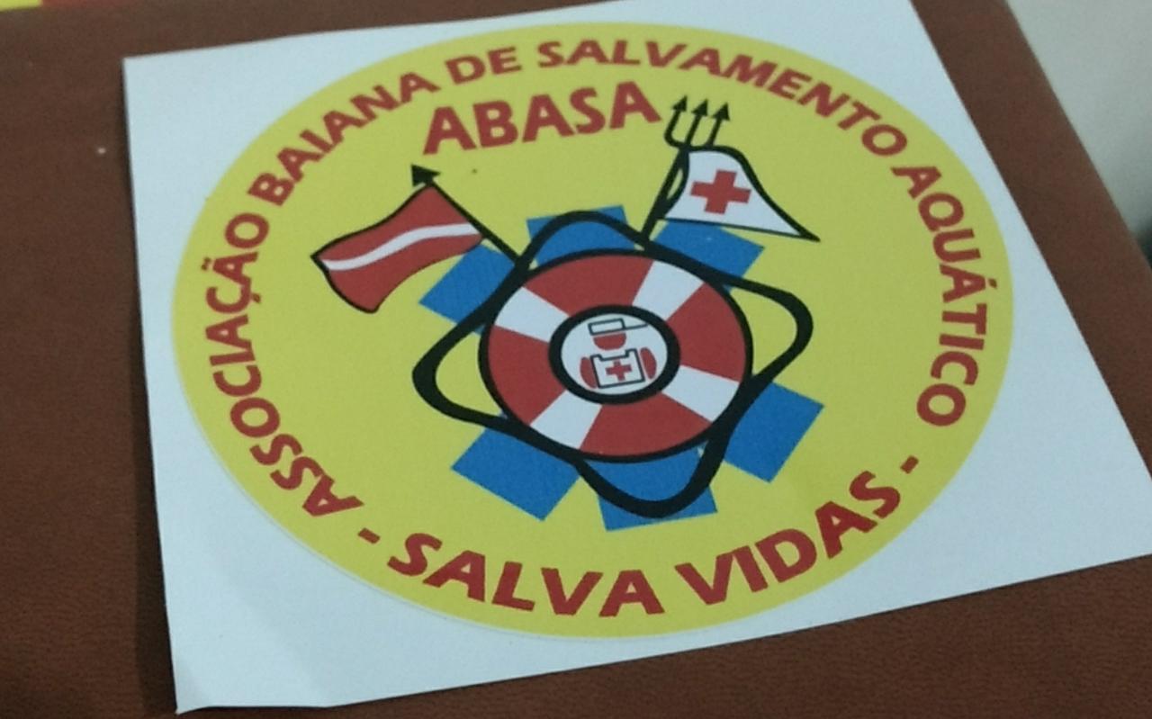 Adesivo ABASA Fundo Amarelo