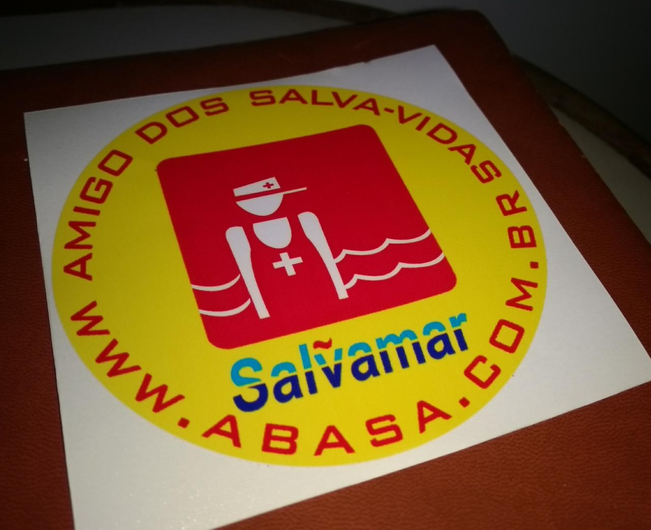 Adesivo Amigos dos Salva-vidas