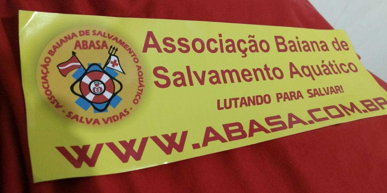 Adesivo 30 x 10 ABASA Lutando para Salvar